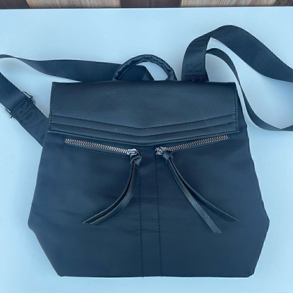 BOTKIER NEW YORK Black Bag Purse Shoulder Sling Backpack Handbag EUC